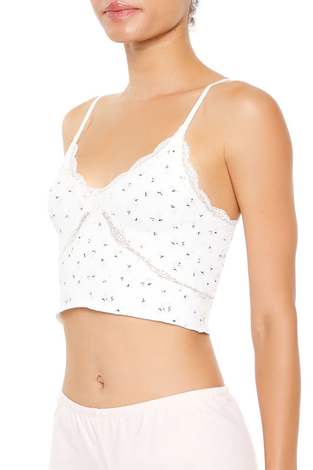 Seamless Floral Longline Bralette | Forever 21 Women