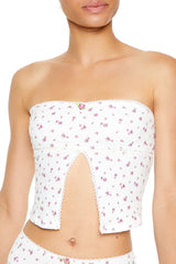 Seamless Floral Tube Top | Forever 21 Women