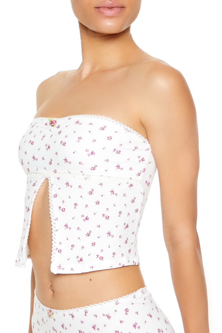 Seamless Floral Tube Top | Forever 21 Women