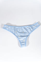 Ribbed Floral Thong | Forever 21 Women