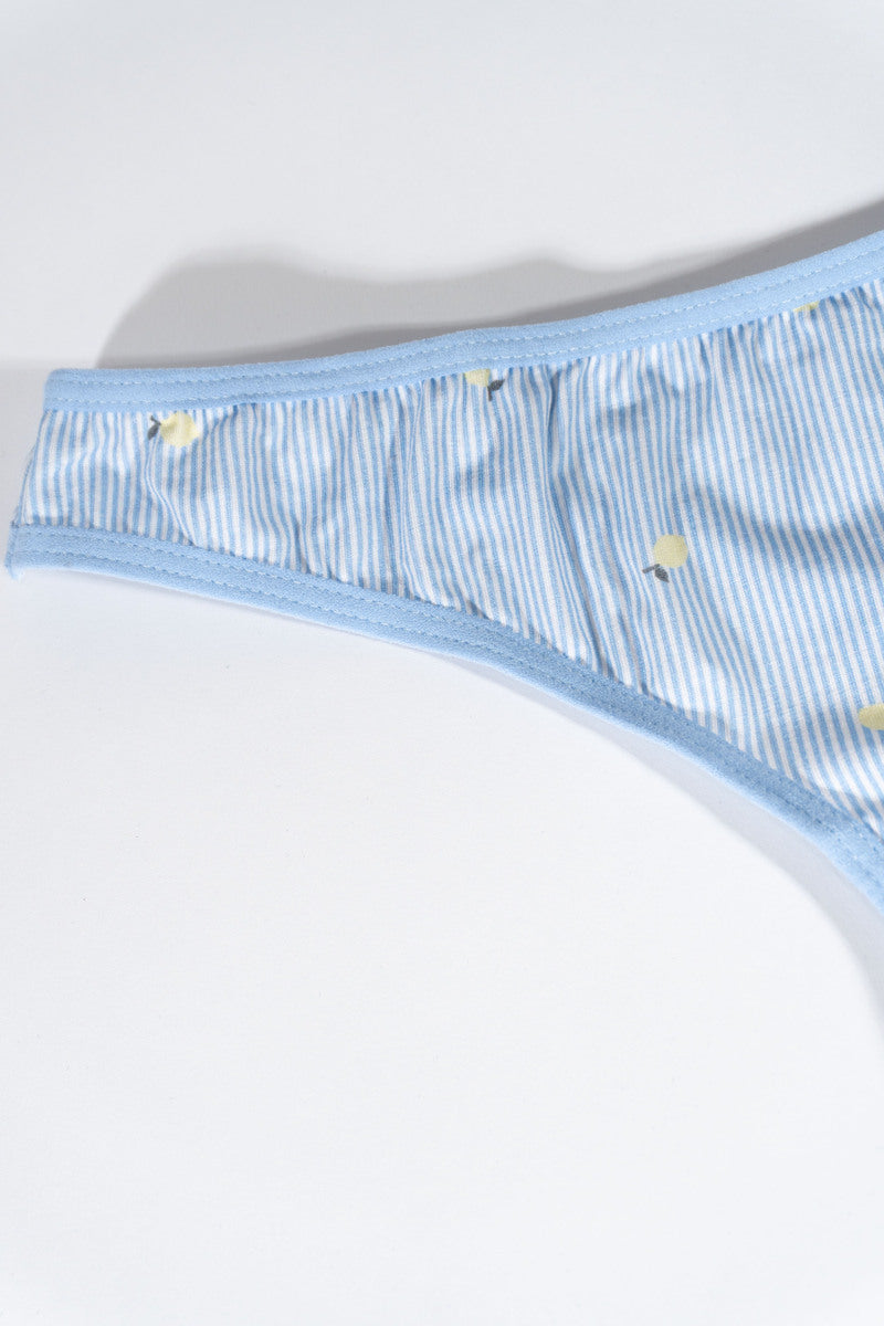 Ribbed Floral Thong | Forever 21 Women