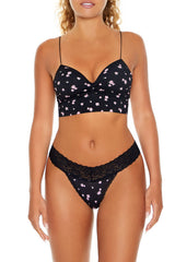 Rose Print Thong Panties | Forever 21 Women