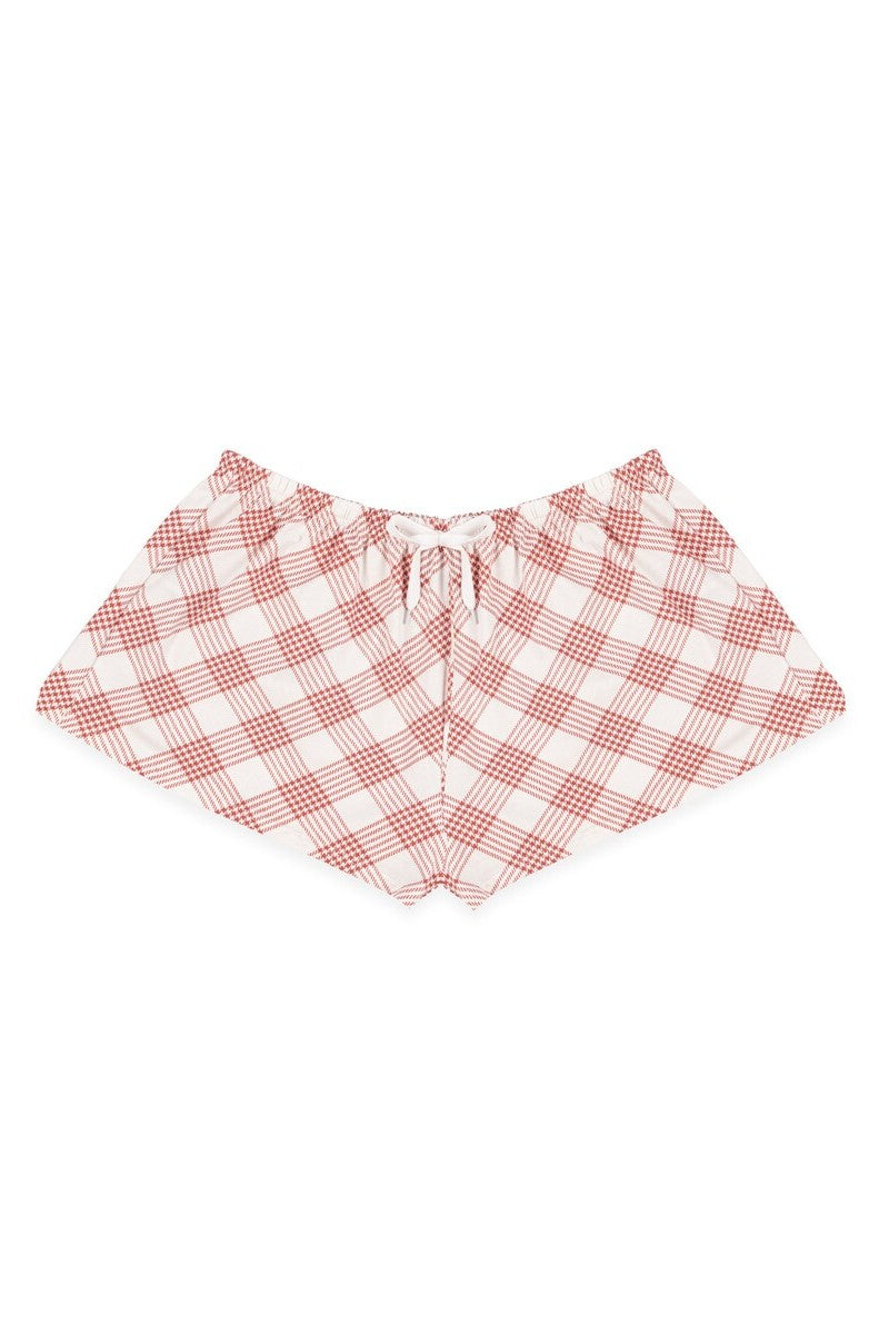 Cat Graphic Tee & Plaid Shorts Pajama Set | Forever 21 Women