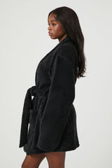 Plush Tie-Waist Robe | Forever 21 Women