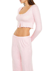 Polka Dot Bow Pajama Crop Top | Forever 21 Women