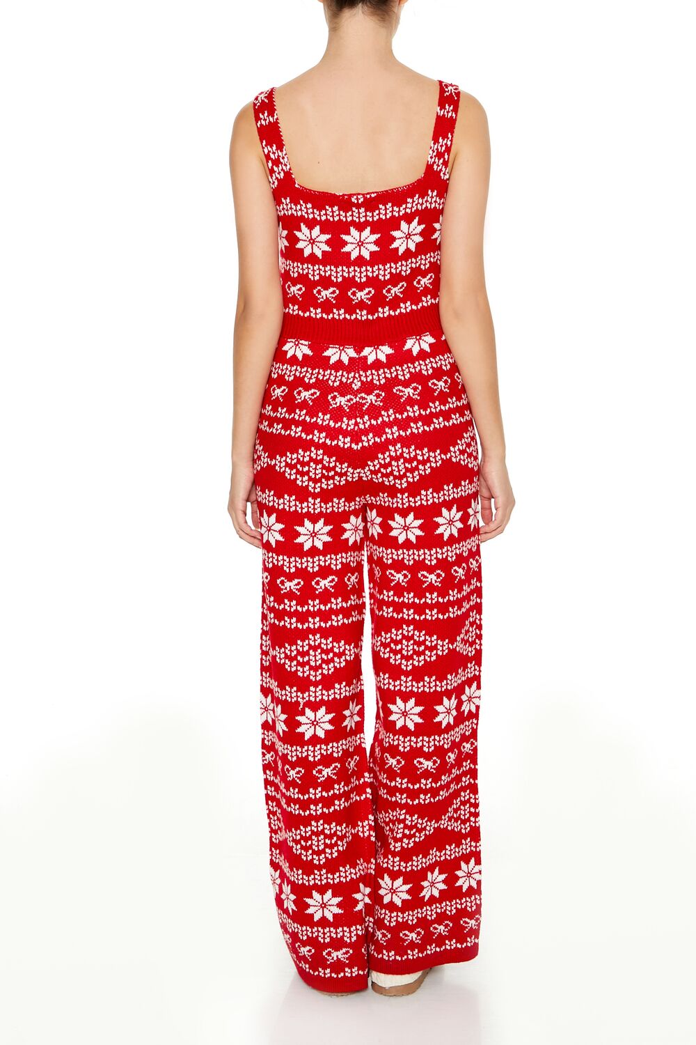 Fair Isle Sweater-Knit Jumpsuit | Forever 21 Women