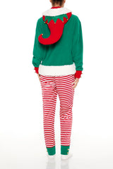 Hooded Elf Pajama Jumpsuit | Forever 21 Women