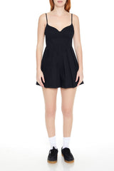 Pleated Bustier Cami Romper | Forever 21 Women
