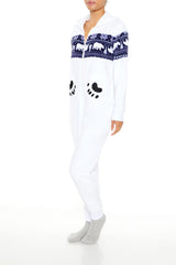 Hooded Polar Bear Jumpsuit | Forever 21 Women