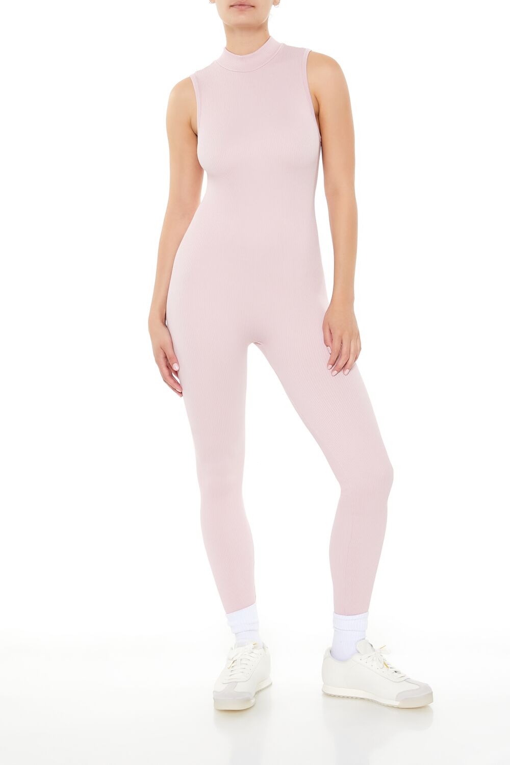 Sleeveless Mock Neck Jumpsuit | Forever 21 Women