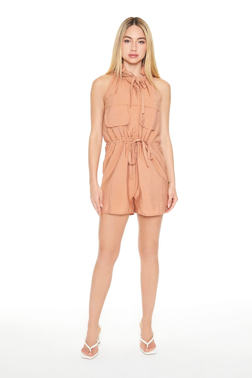 Sleeveless Drawstring Romper | Forever 21 Women