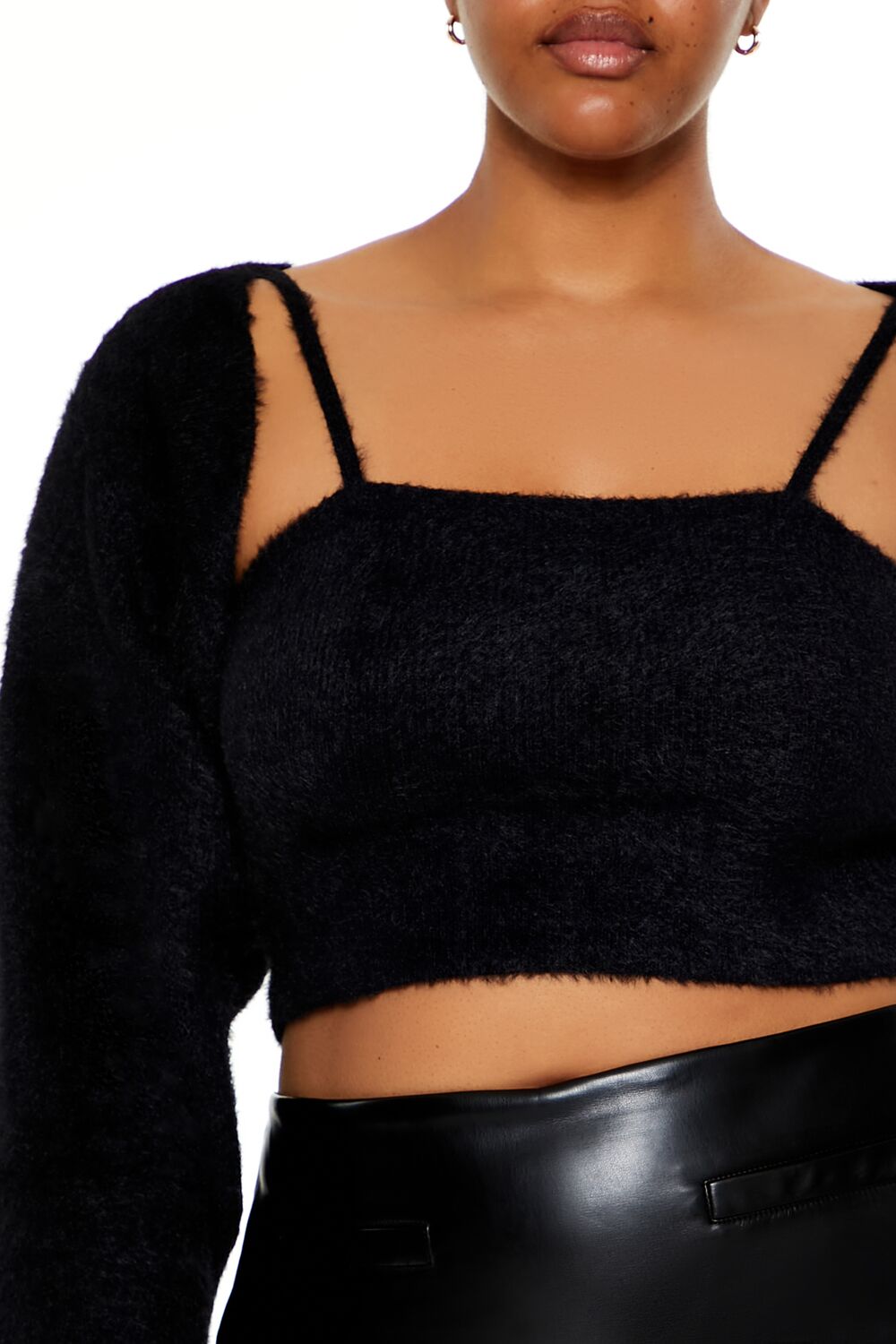 Plus Size Cardigan Shrug Sweater & Cami Set | Forever 21 Women