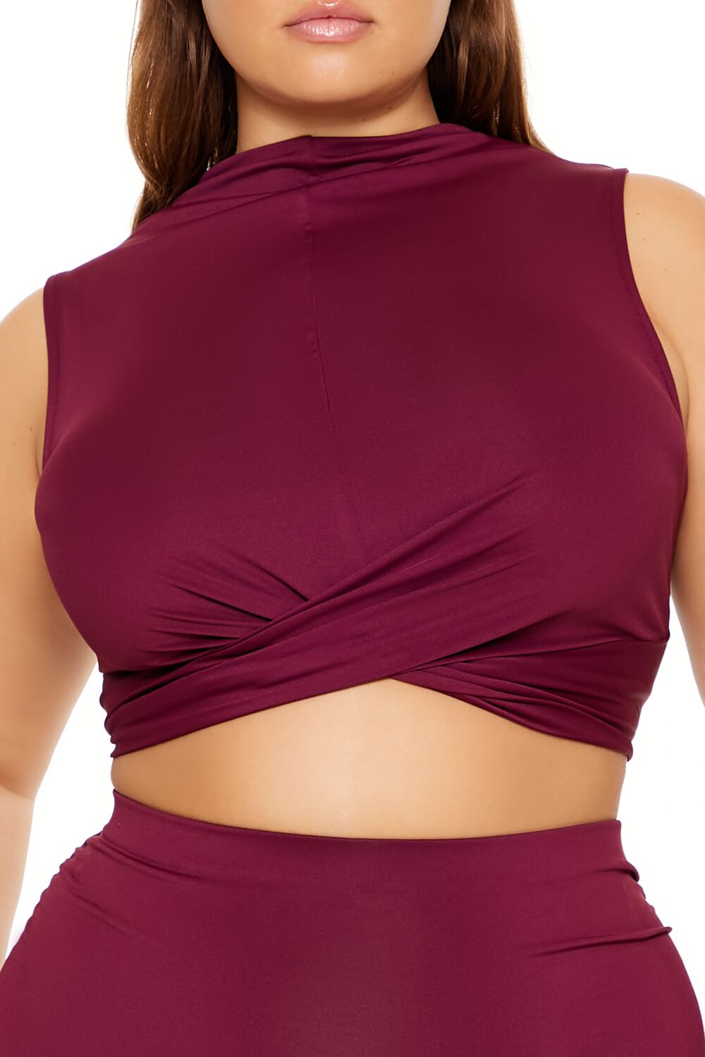 Plus Size Ruched Crop Top & Skirt Set | Forever 21 Women