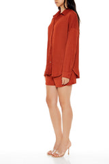 Textured Shirt & Shorts Set | Forever 21 Women
