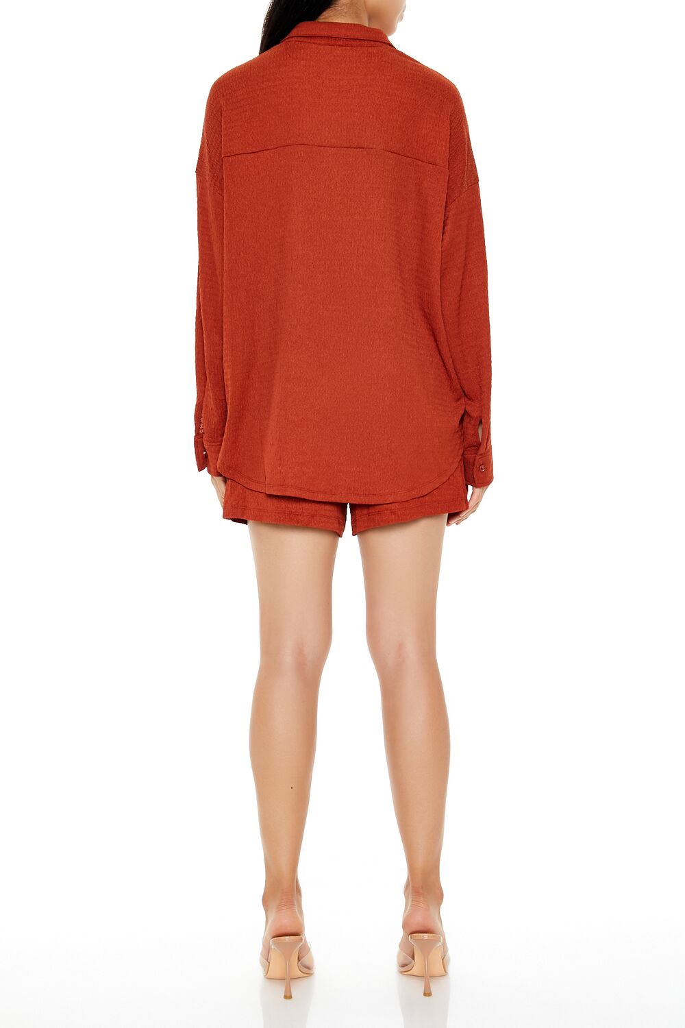 Textured Shirt & Shorts Set | Forever 21 Women