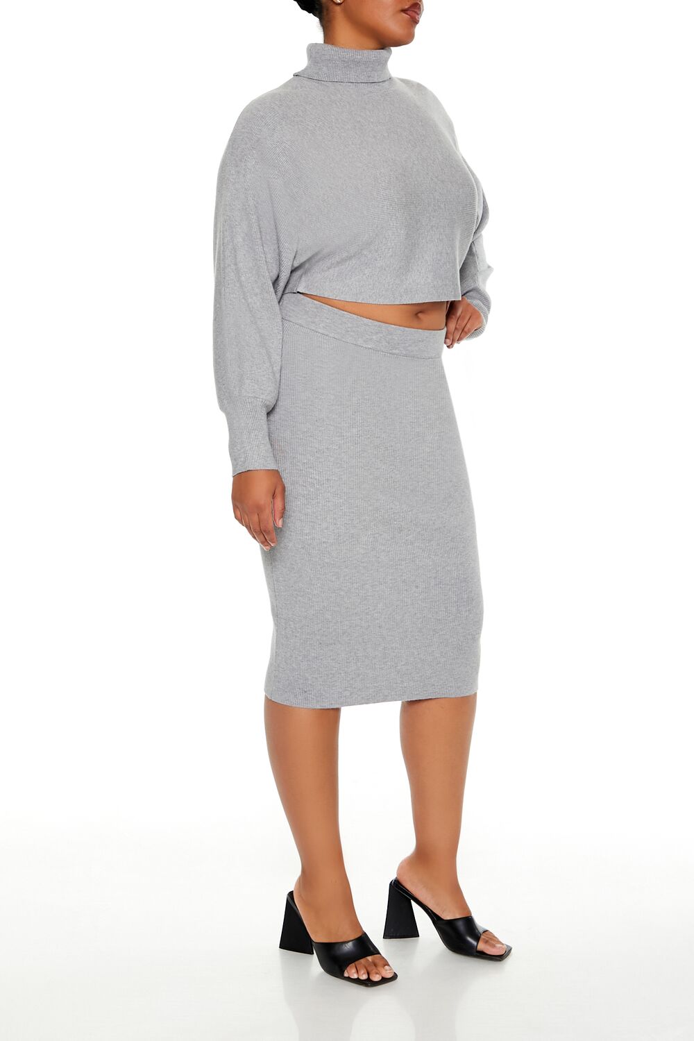 Plus Size Sweater-Knit Top & Skirt Set | Forever 21 Women