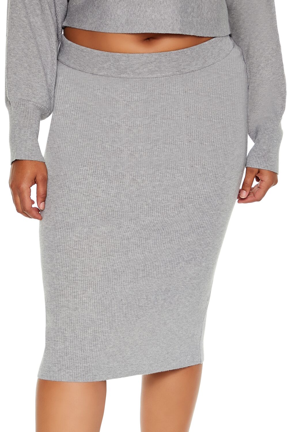 Plus Size Sweater-Knit Top & Skirt Set | Forever 21 Women
