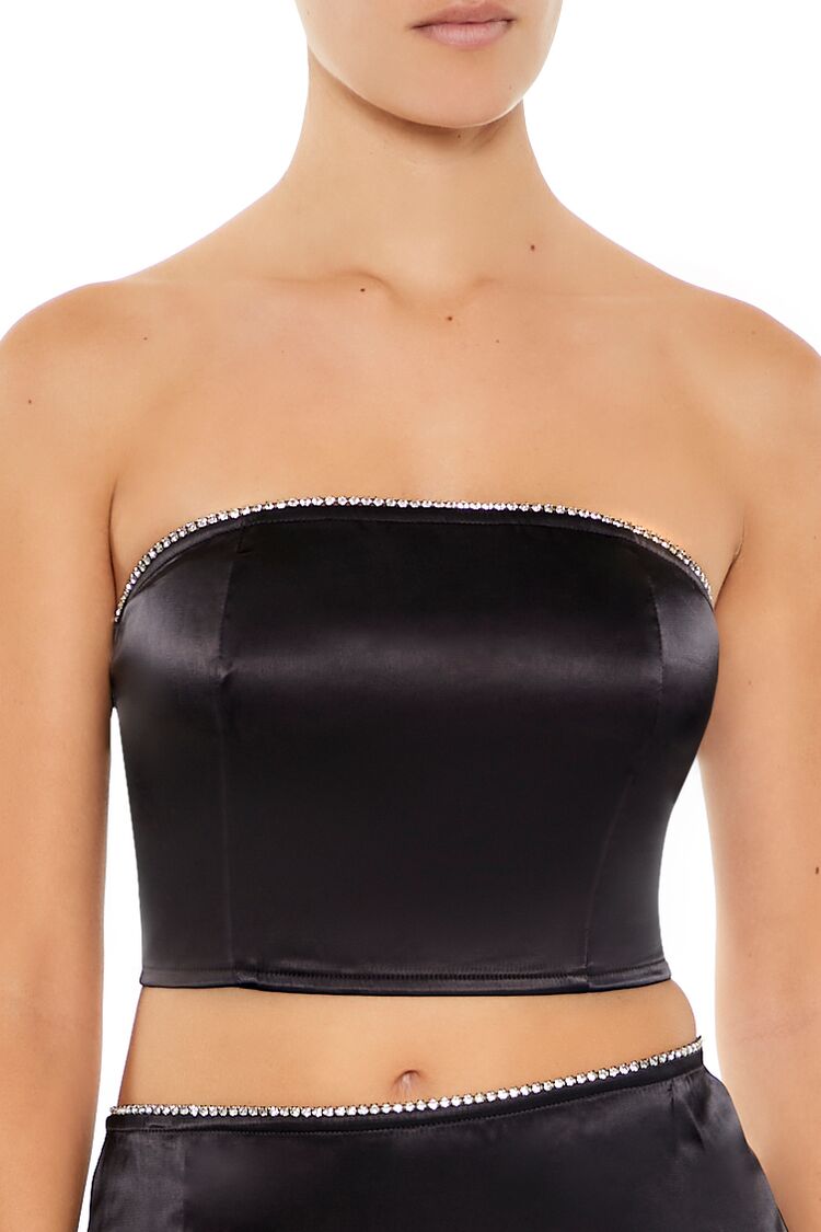 Rhinestone Tube Top & Mini Skirt Set | Forever 21 Women