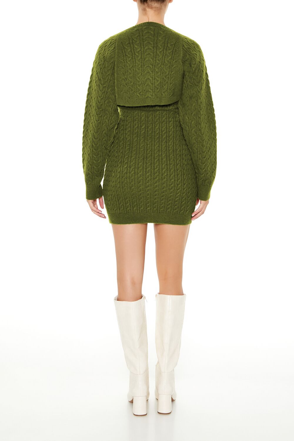 Cable Knit Sweater Dress & Shrug Set | Forever 21 Women