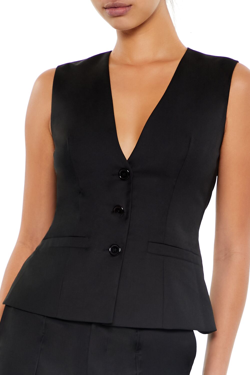 Twill Cutout Vest & Pants Set | Forever 21 Women
