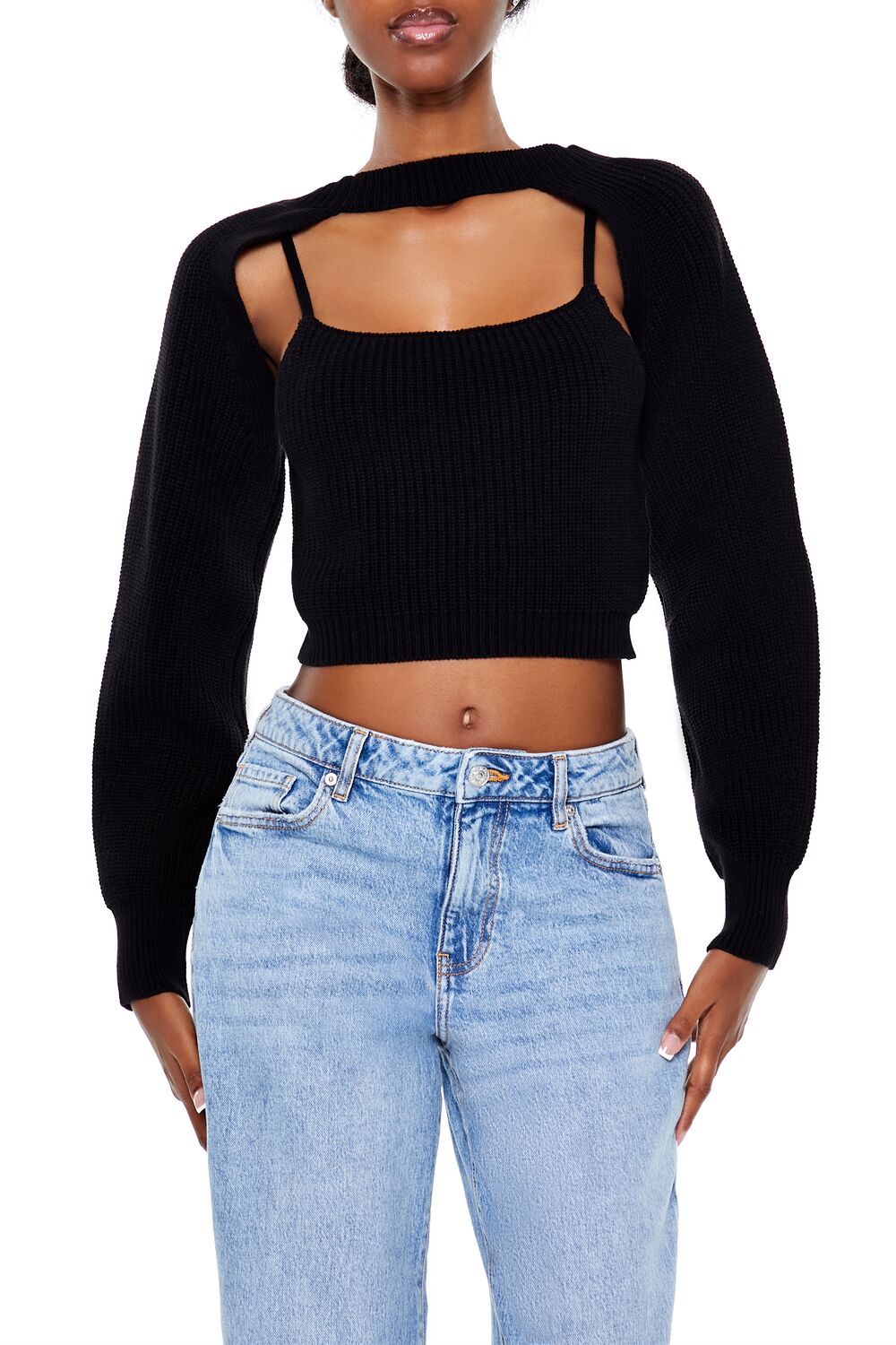 Sweater-Knit Cami & Shrug Set | Forever 21 Women