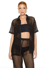 Sheer Crochet Shirt & Pants Set | Forever 21 Women