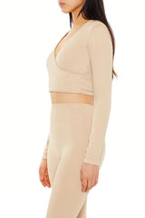 Active Seamless Surplice Crop Top | Forever 21 Women