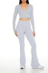 Active Seamless Surplice Crop Top | Forever 21 Women