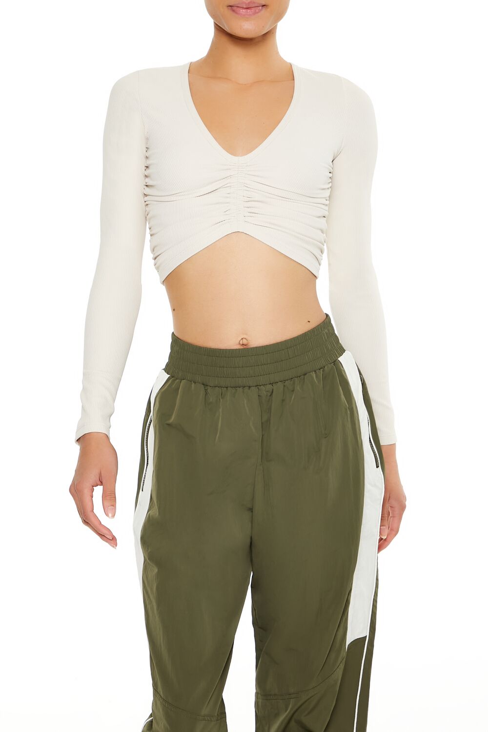 Active Ruched Crop Top | Forever 21 Women