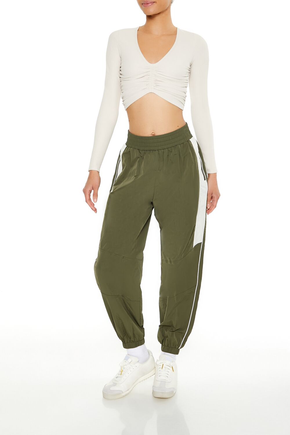 Active Ruched Crop Top | Forever 21 Women