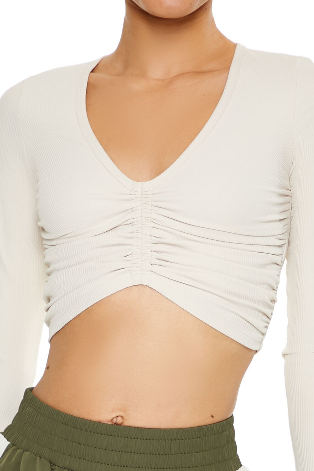 Active Ruched Crop Top | Forever 21 Women