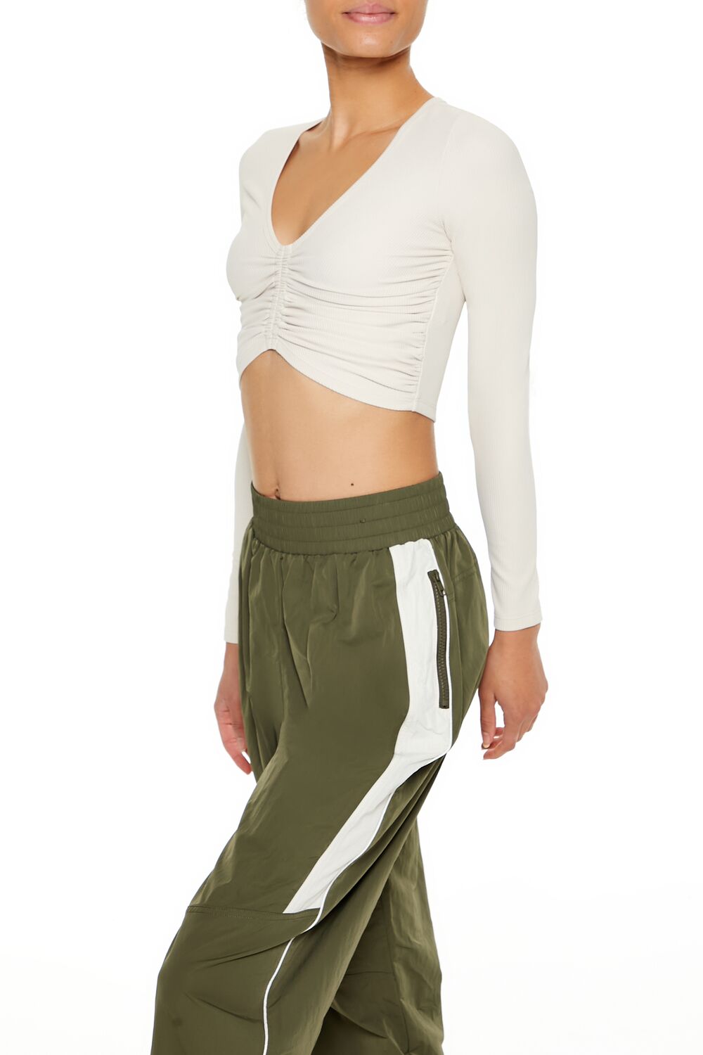 Active Ruched Crop Top | Forever 21 Women