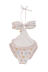 Floral Halter One-Piece Swimsuit | Forever 21 Women