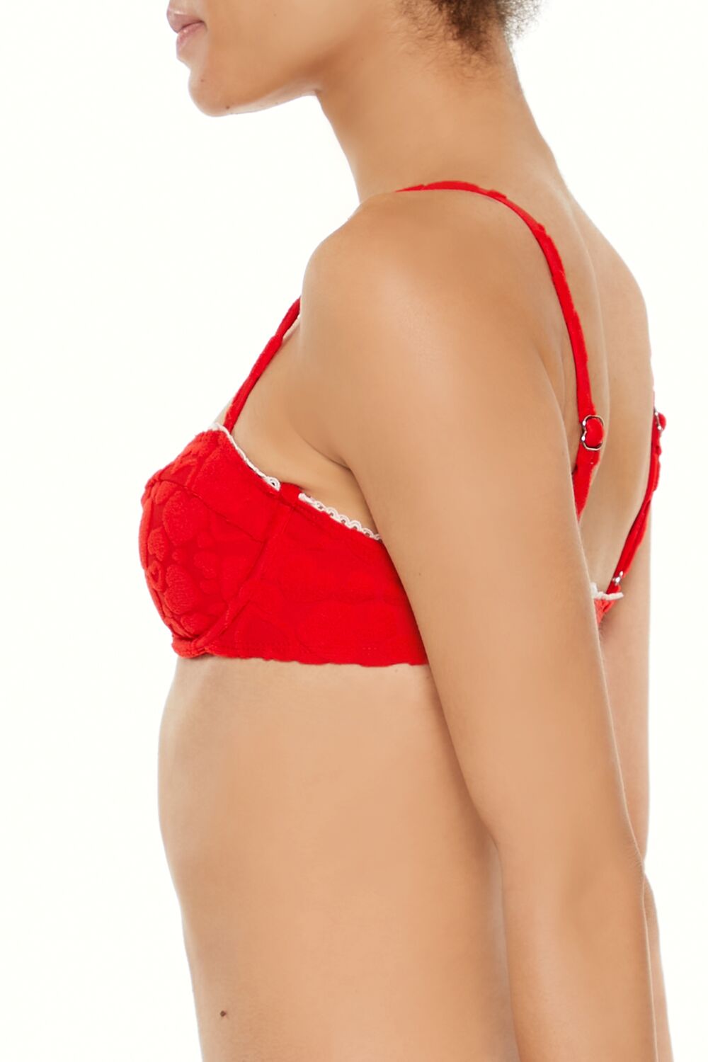 Heart Terry Underwire Bikini Top | Forever 21 Women