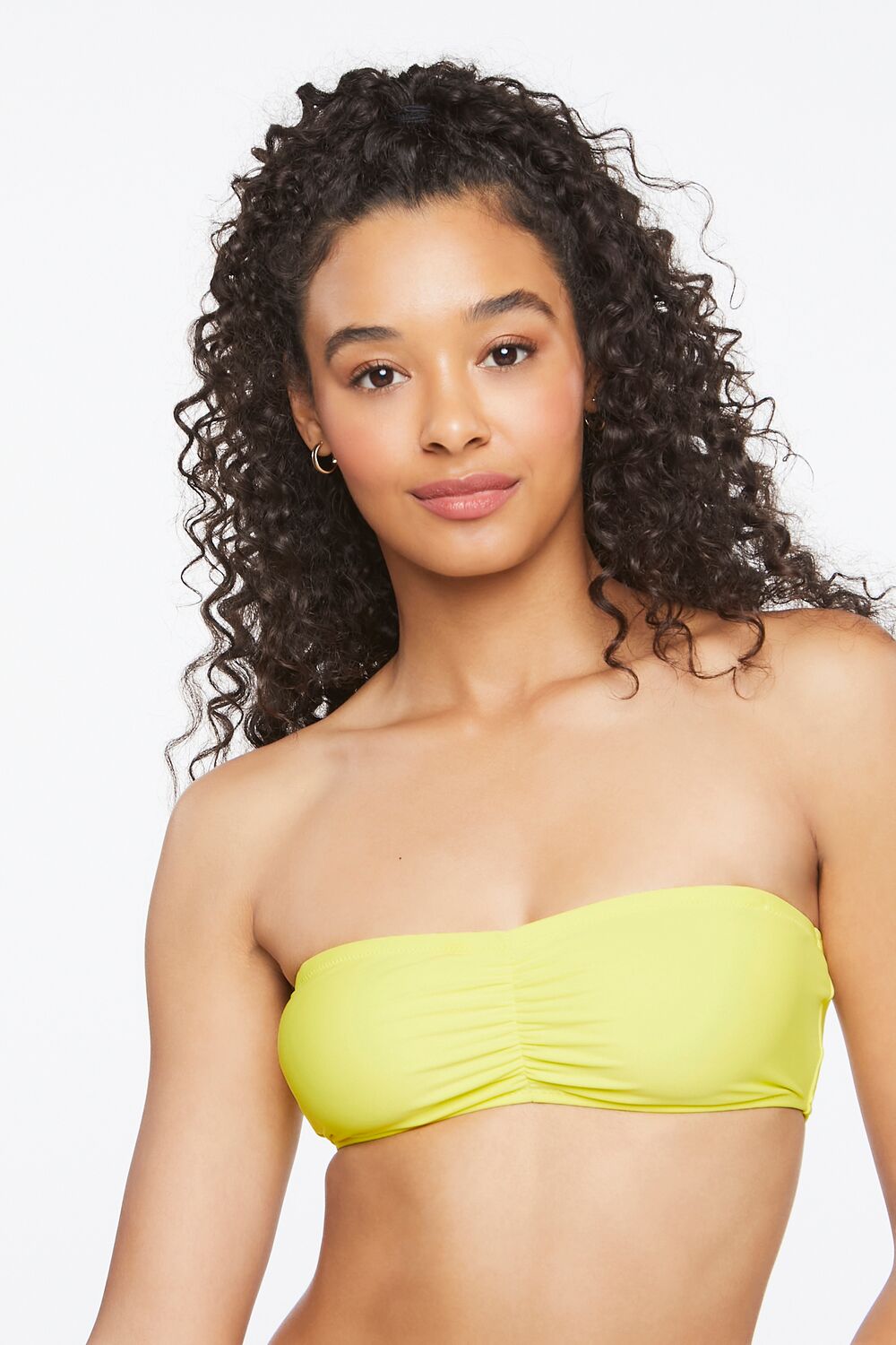 Ruched Bandeau Bikini Top | Forever 21 Women
