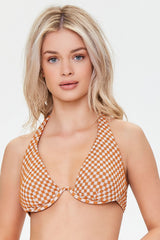 Plaid Underwire Bikini Top | Forever 21 Women