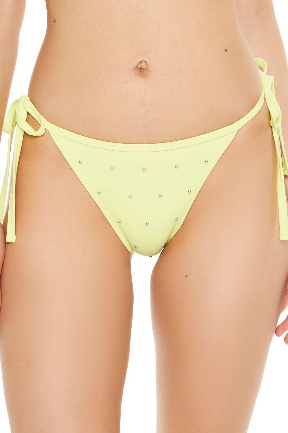 Studded String Bikini Bottoms | Forever 21 Women