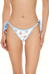 Romantic Floral String Bikini Bottoms | Forever 21 Women