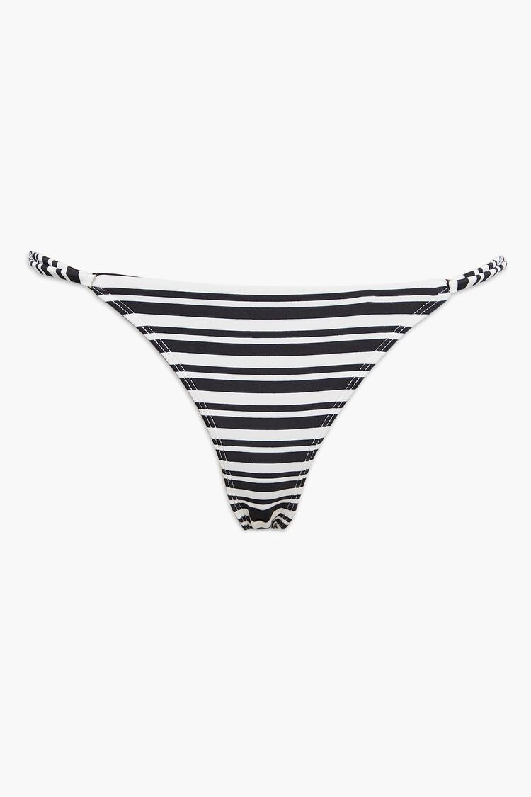 Striped High-Leg Bikini Bottoms | Forever 21 Women