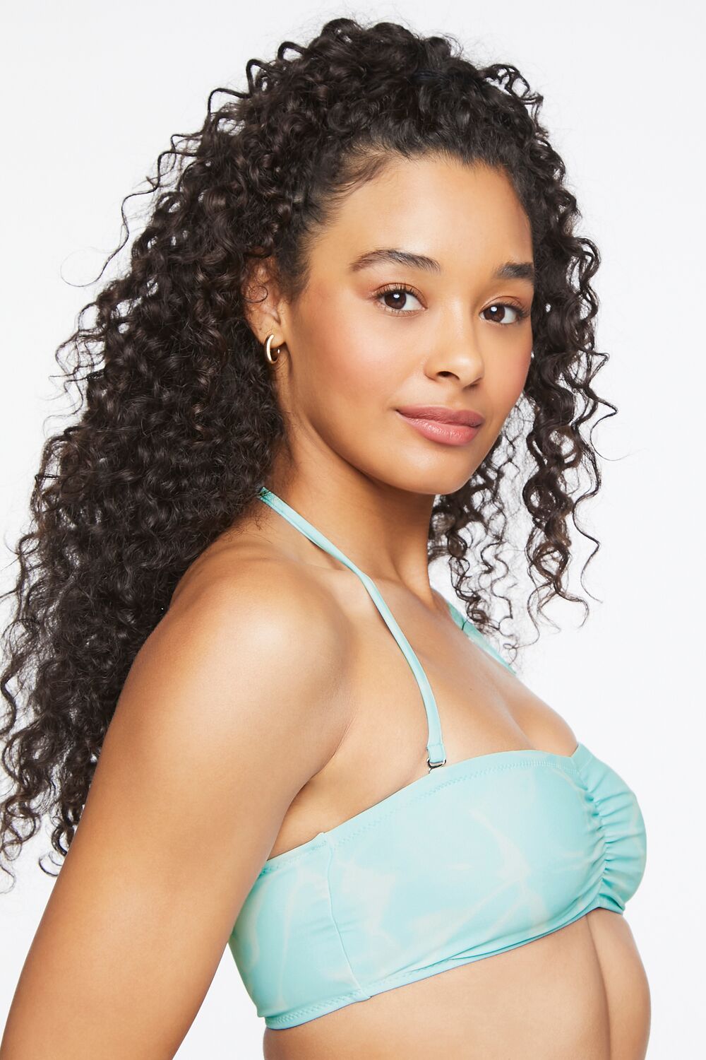 Water Print Bandeau Bikini Top | Forever 21 Women