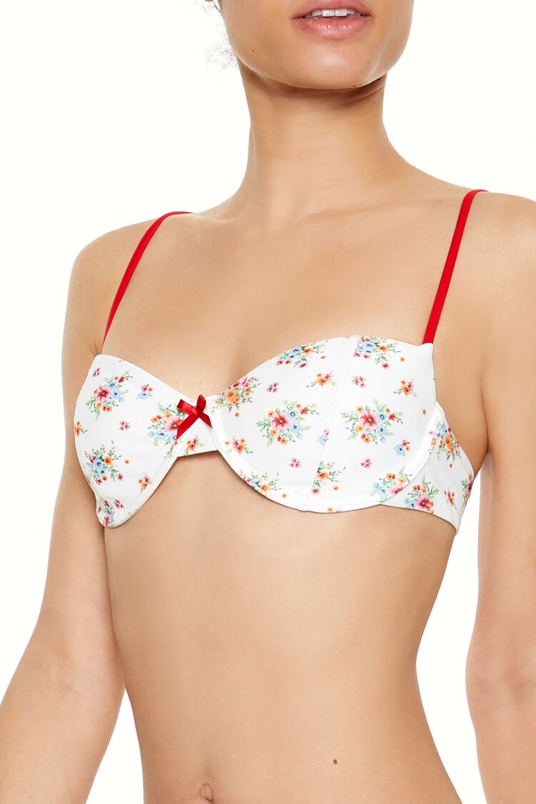Romantic Floral Underwire Bikini Top | Forever 21 Women