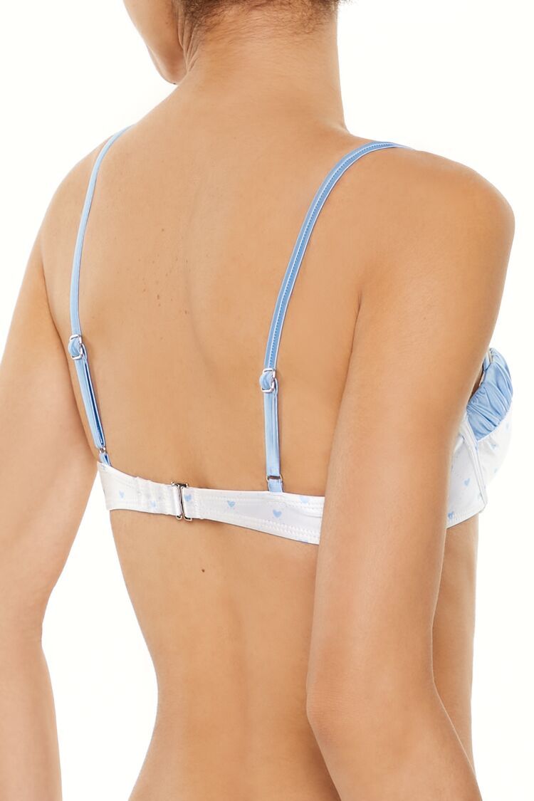 Satin Hearts Underwire Bikini Top | Forever 21 Women
