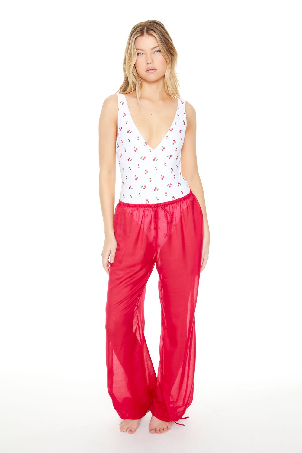 Sheer Swim Cover-Up Pants | Forever 21 Women