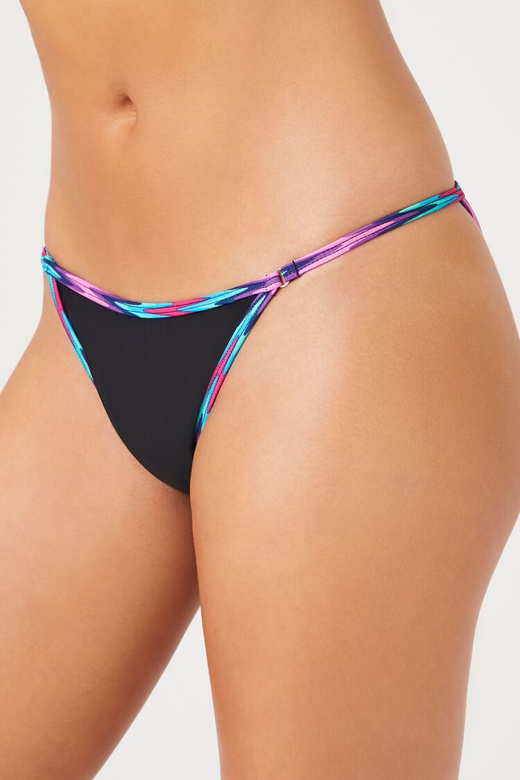 Chevron-Trim Bikini Bottoms | Forever 21 Women