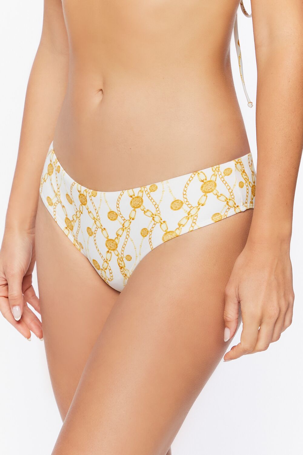 Chain Print Cheeky Bikini Bottoms | Forever 21 Women