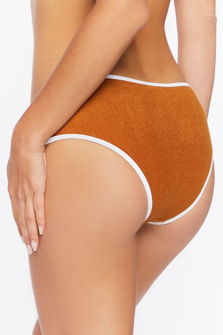 Contrast-Trim Hipster Bikini Bottoms | Forever 21 Women