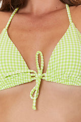 Gingham Triangle Bikini Top | Forever 21 Women