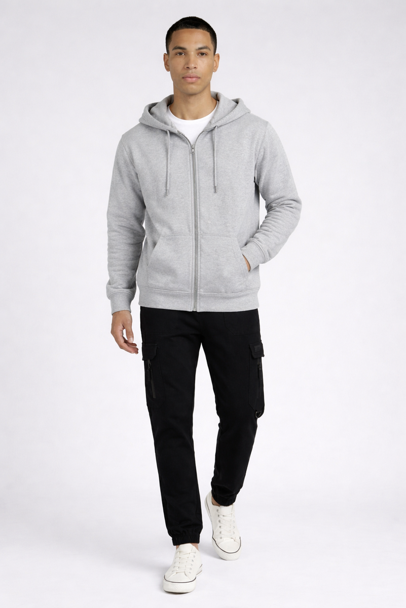 Fleece Zip-Up Hoodie | Forever 21 Men