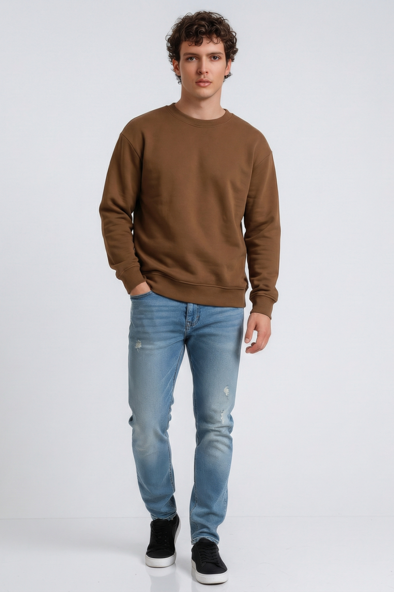 Fleece Crew Neck Pullover | Forever 21 Men