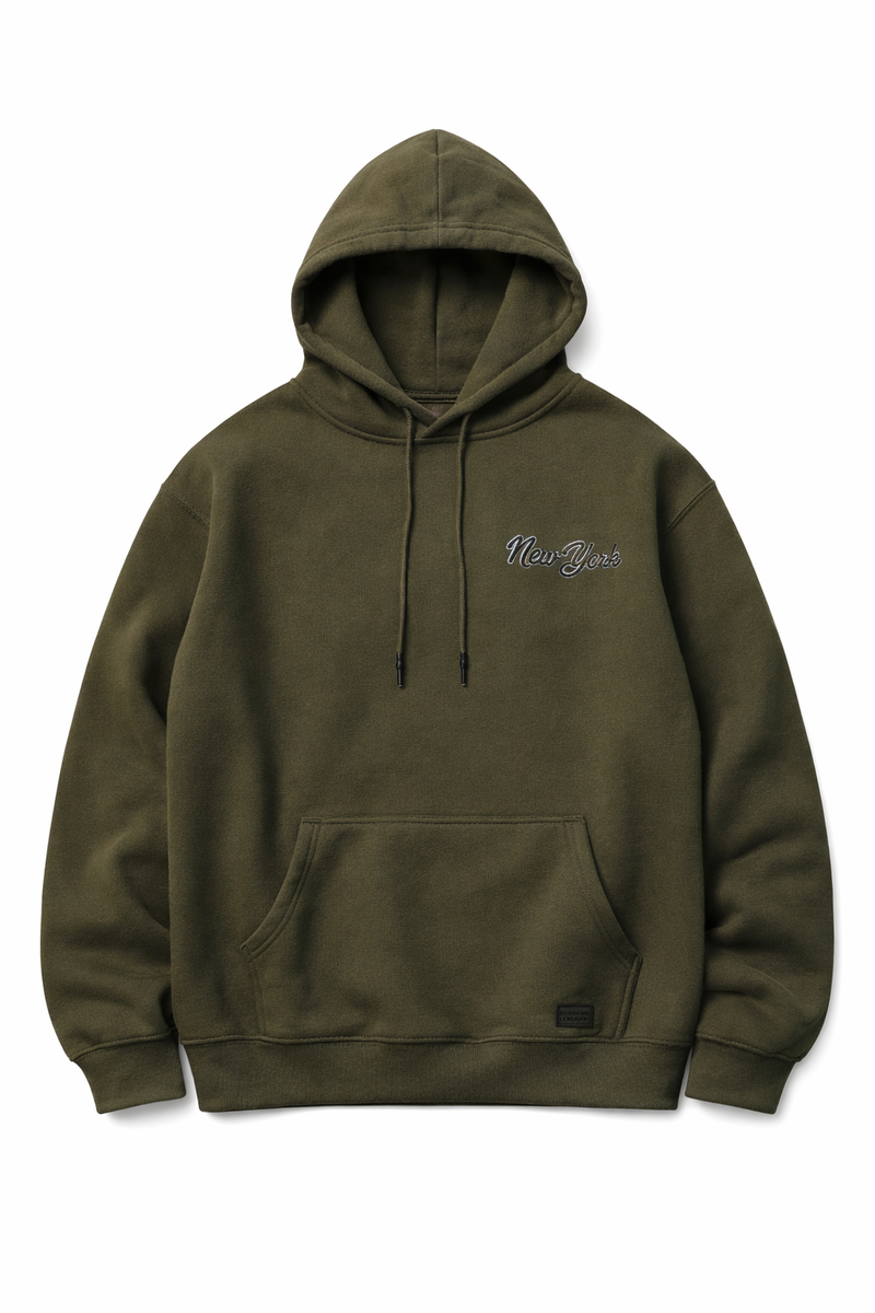 New York Embroidered Hoodie | Forever 21 Men